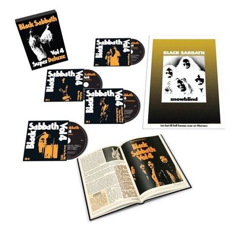 Black Sabbath - Vol 4 - Super Deluxe 4CD - CD-boks sett - 2021