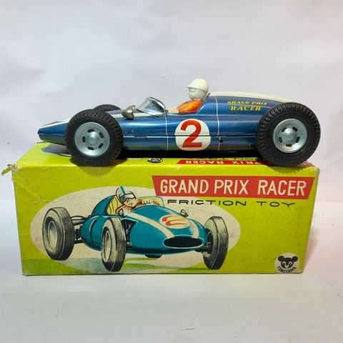 Tomiyama  - Tinn lekebil Race Car Grand Prix Racer TP-117 Friction Toy, Boxed - 