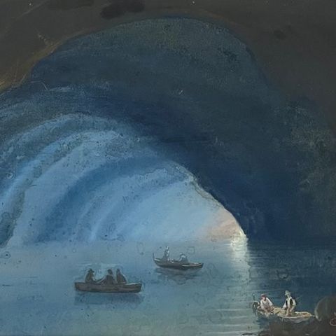 Antonio Coppola (1850-1902) - Grotta Azzurra(Capri)