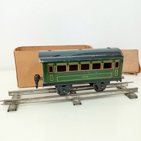 Märklin 0 - 17210 - Modelltogvogn (1) - 3. klasses passasjervogn, eske