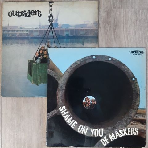 Outsiders, Maskers - Outsiders / Shame On You - Flere titler - LP - 1967