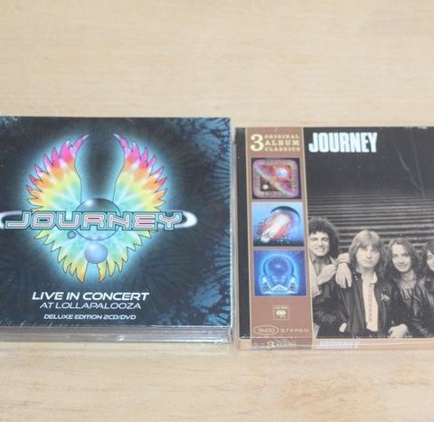 Journey - 3CD Original Album Classics + 2CD/DVD Live at Lollapalooza - CD-boks s