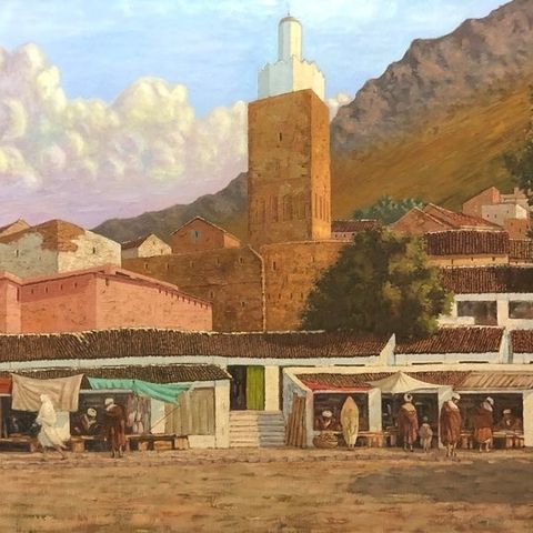 École Orientaliste (c.1950) - Xaouen: La Debna du Makhzen