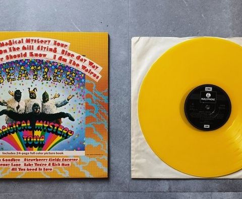 Beatles - Beatles : Magical Mystery Tour 1978 RARE UK Yellow Vinyl PCTC 255 VG++