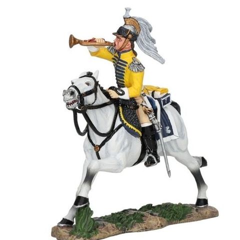 King & Country - Age of Napoleon - French - Statue - NA251   “Charging Bugler” -