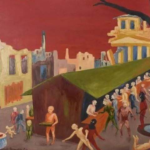 Benvenuto (1951) - Surreal city