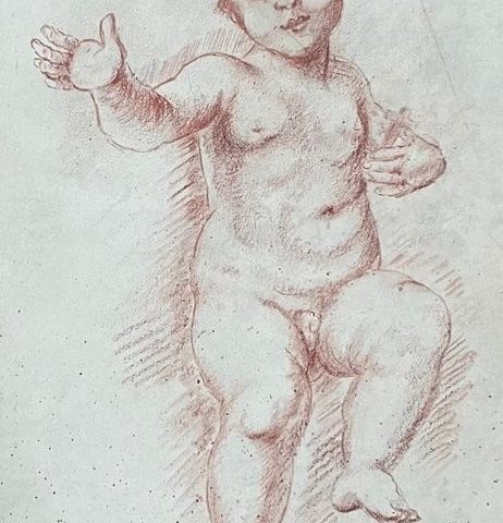 Scuola romana (XIX) - Putto