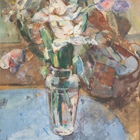 Andrée Heupgen (1902-1993) - Fleurs au vase