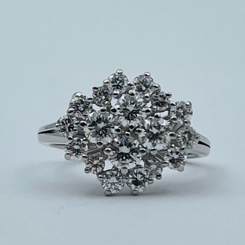 Diamantring 18K/1,30CT