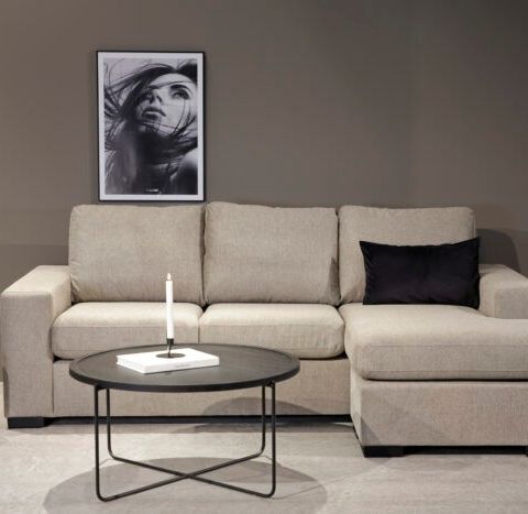 Narve 2,5 seter Sofa Med Vendbar Divan Beige - 30 %