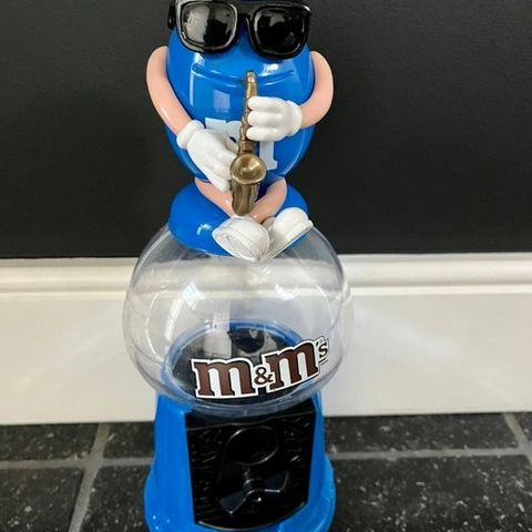 M&M's - Leketøy Candy Dispenser blauw snoep automaat