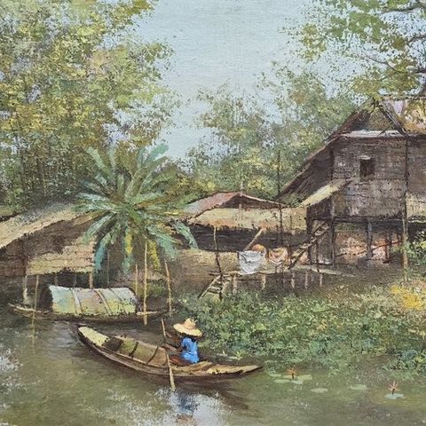 Philippine school (XX) - The village