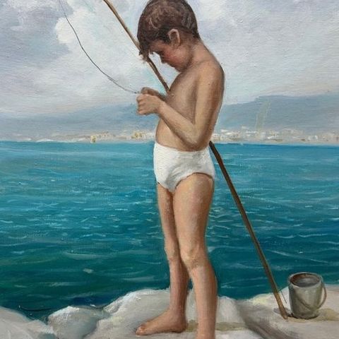 Aldo Bondi (1899-1976) - Il giovane pescatore