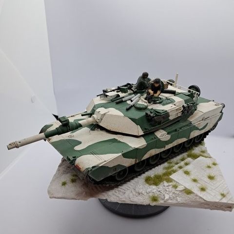 Italeri 1:35 - Modell av militært kjøretøy  (2) - M1A1 Abrams, M60 Patton