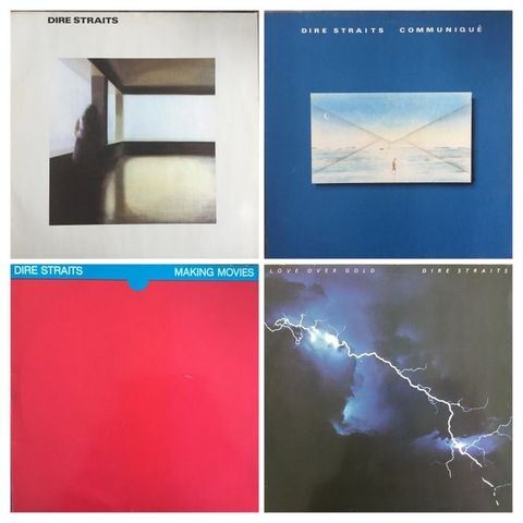 Dire Straits - Great Collection Of Their First 4 Studio Albums . - LP-album (fle