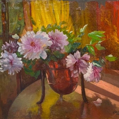 Jean Eritziane (1850-1925) - Bouquet à Pivoines