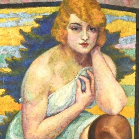 Léa Lafugie (1890-1972) - Porträt einer jungen Frau - NO RESERVE