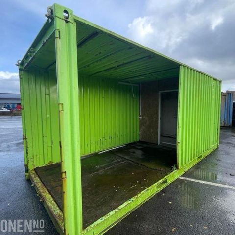 20 FOT CONTAINERBRAKKE - STÅL - PAUSEBRAKKE., avsluttes 20.09