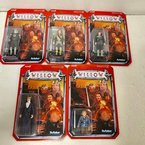 Reaction  - Actionfigur Willow saga completa de 5 figuras unpunched Reaction nue