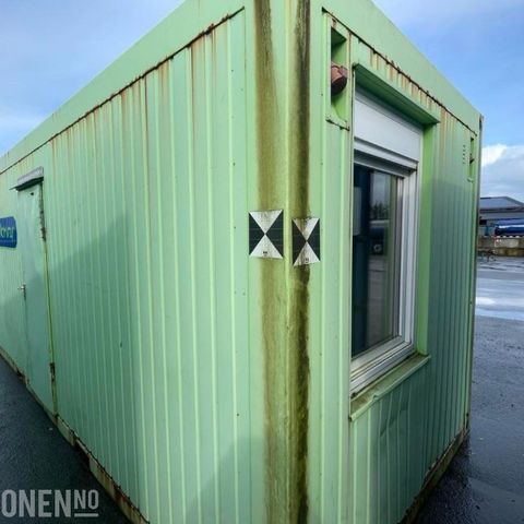 20 FOT CONTAINERBRAKKE - STÅL - 2 KONTOR., avsluttes 23.09