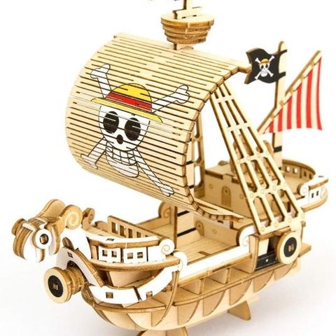 ki-gu-mi - Leketøy One Piece Going Merry Wooden 3D Puzzle - 2020+