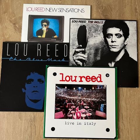 Lou Reed - Blue Mask, Bells, New Sensations, Live in ITALY - Flere titler - Viny