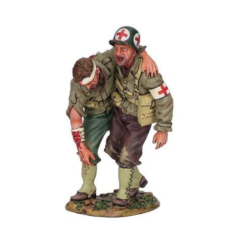 King & Country - World War II D-Day '44 Americans - Statue - DD209   “The Rescue