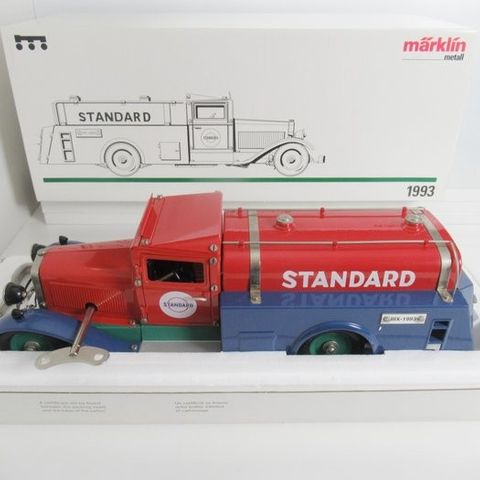 Märklin - Trekk-opp tinnleketøy Tankbil Standard 1107 L, eske - 1990-1999 - Tysk