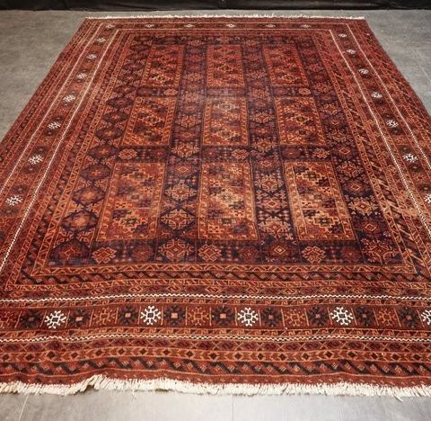 Afghansk art deco - Teppe - 355 cm - 245 cm