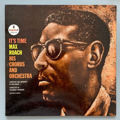 Max Roach - It’s Time (1st stereo!) - LP-album (frittstående element) - 1st Ster