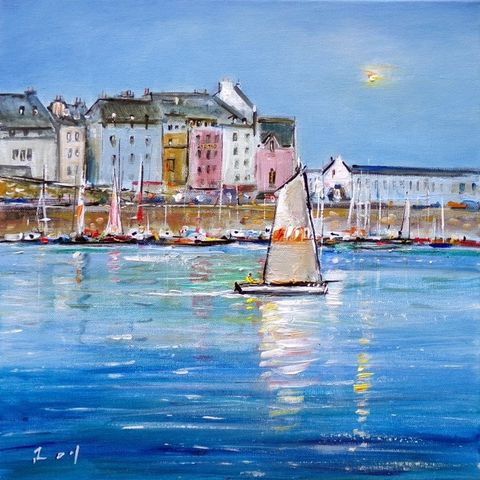 DENIS Pascal dit "ROY" (XXI) - Bretagne. Le port de Douarnenez.