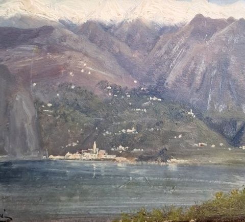 Ercole Calvi (1824-1900) - Paesaggio