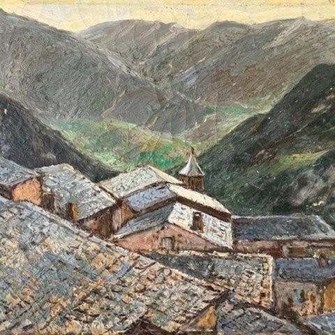 Enric Porta Mestre (1898-1993) - Paisaje de montaña