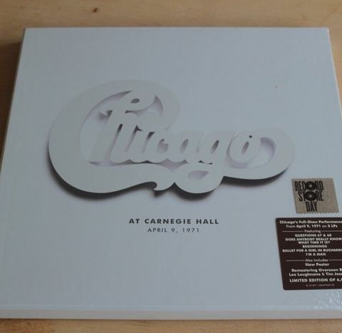 Chicago - At Carnegie Hall - April 9, 1971 Ltd Edition Box - 3 x LPs - LP-boks s