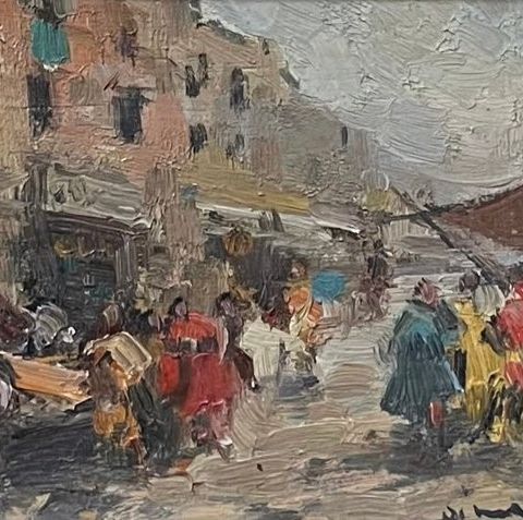 Francesco di Marino (1892-1954) - Vecchia Napoli