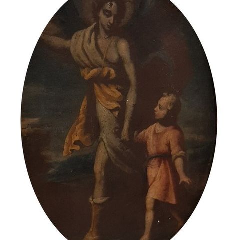 Scuola lombarda (XVIII) - Tobiolo e l'angelo