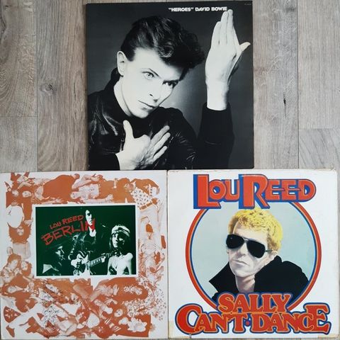 David Bowie, Lou Reed - Heroes / Berlin / Sally Can't Dance - Flere titler - LP 