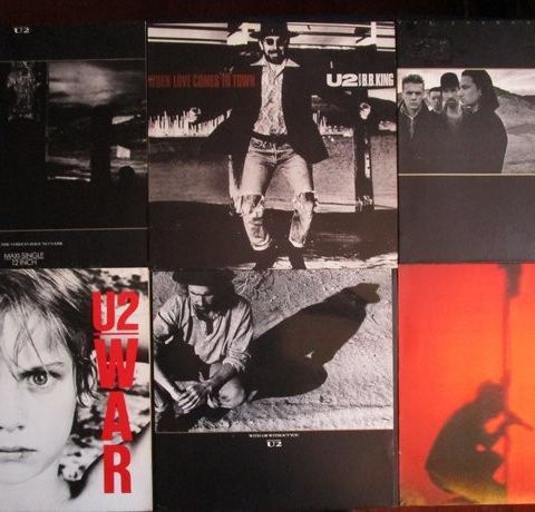 U2 - 3 x albums + 3 x 12" records - U2 with B.B. King (UK) - Flere titler - Viny