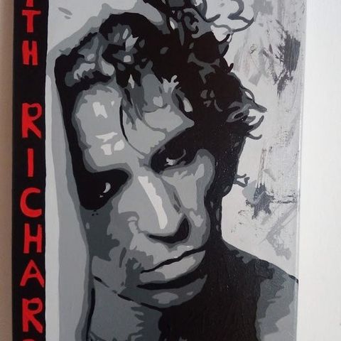 Rolling Stones - Keith Richards by Daniela Politi