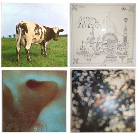 Pink Floyd - Atom Heart Mother, Meddle, Obscured by Clouds und Relics - Flere ti