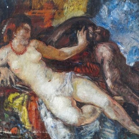 Lipót Herman (1884-1972), Attributed to - Female nude