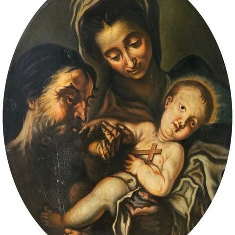 European school (XIX) - Madonna mit Kind