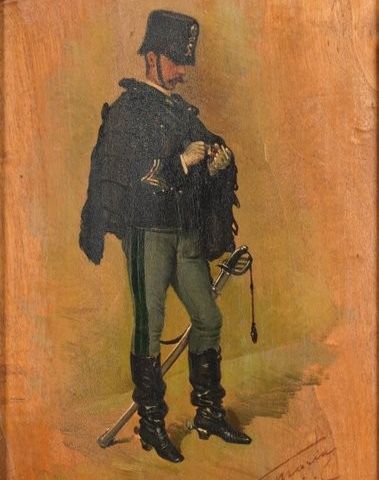 Francesco de Maria (1845-1908) - Cavalry soldier