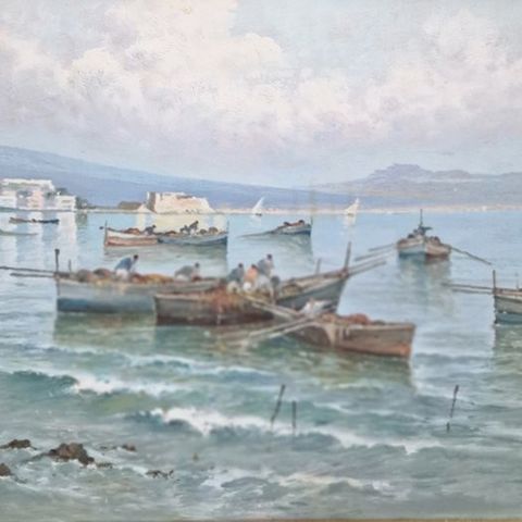 Radames Scoppa (XIX-XX) - Marina di Napoli