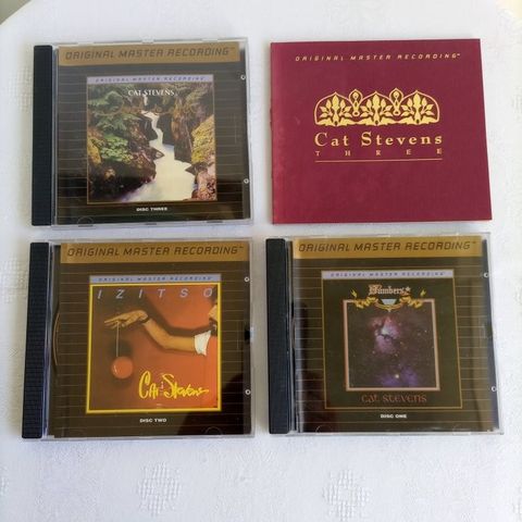 Cat Stevens - THREE - 3 x CDs - Ltd Edition - Flere titler - CD-boks sett - 1996