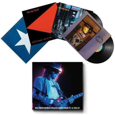 Neil Young - 4 x LPs - Official Release Series Discs 13, 14, 20 & 21 - LP-boks s