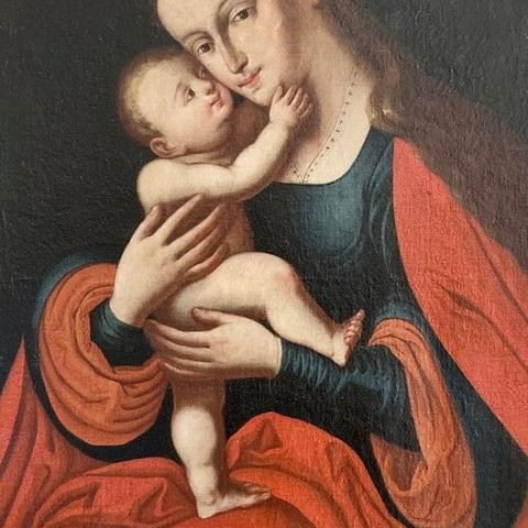 European School (XIX), after Lucas Cranach - Madonna with Child