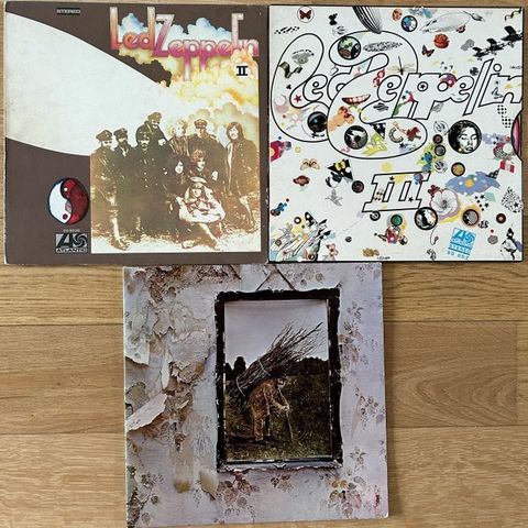 Led Zeppelin - Led Zeppelin, II, III and IV three classic rock albums from this 