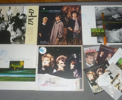 A-ha - Lot of 5 Albums & 5 Singles - Flere titler - Vinylplate - 1985