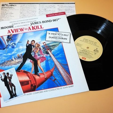 007 - John Barry ?  007?View To A Kill (Original Motion Picture Soundtrack) - LP